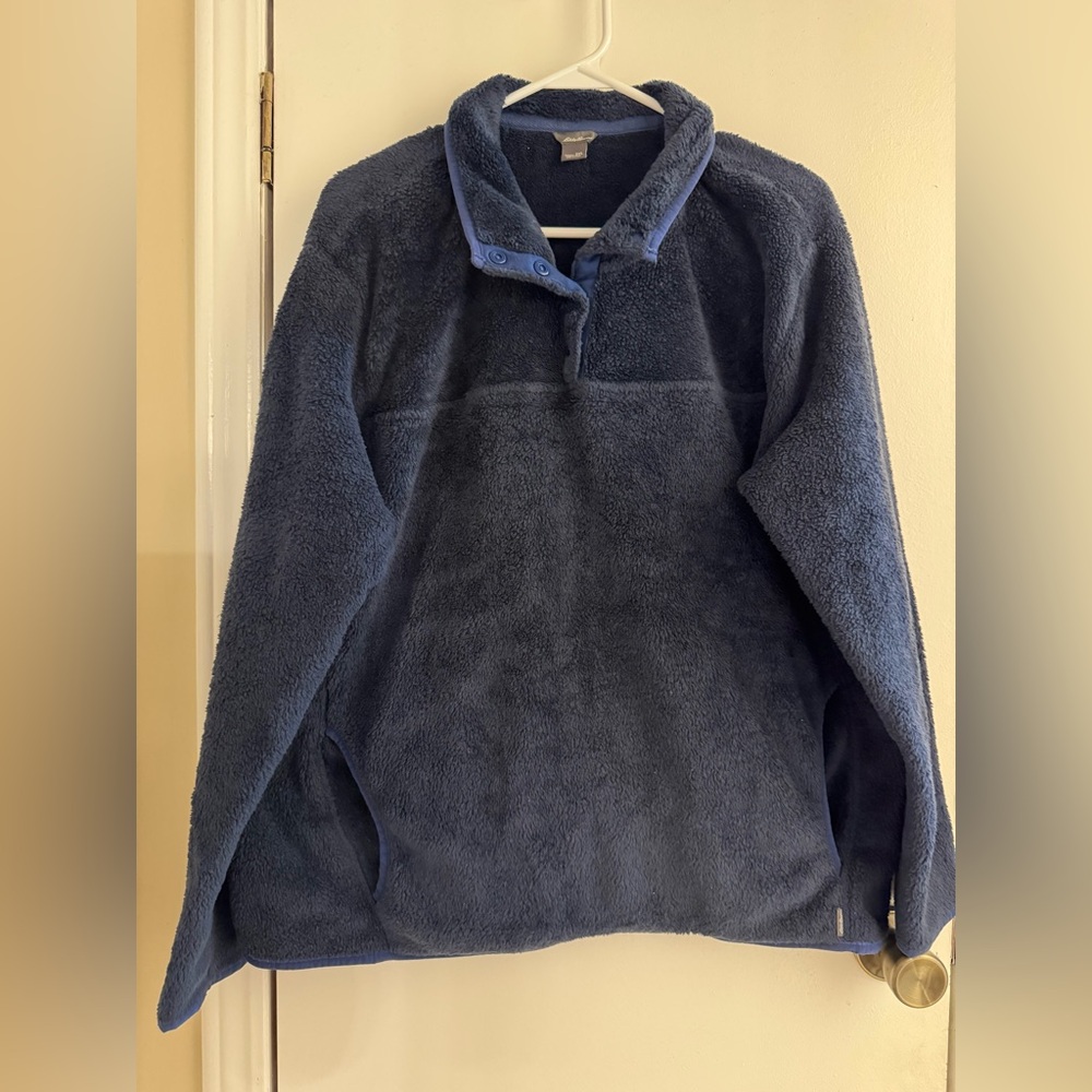 Eddie Bauer Women’s Blue Fleece Pullover